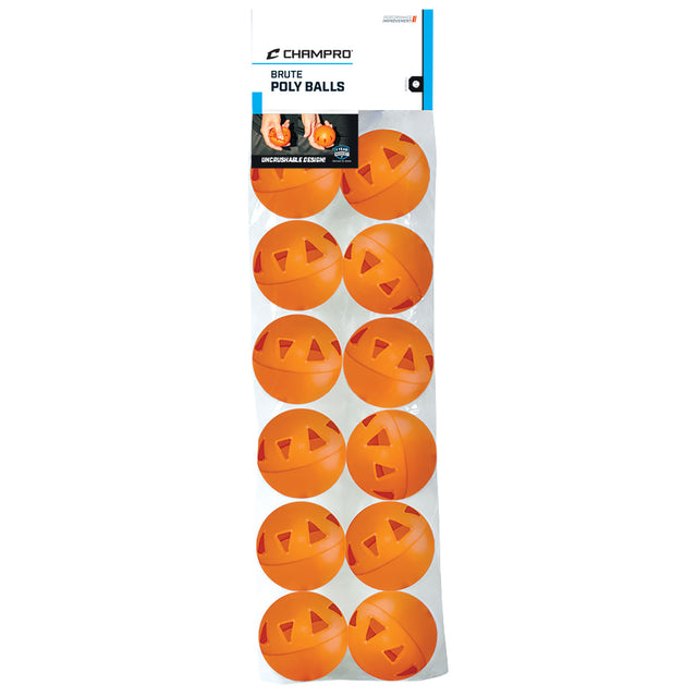 Champro One Dozen Brute Baseball Training Poly Balls