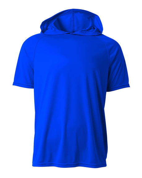 A4 Men's Short Sleeve Hooded Tee Mens Apparel Shirts & Tops