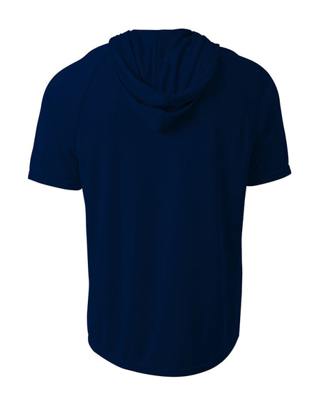 A4 Men's Short Sleeve Hooded Tee Mens Apparel Shirts & Tops