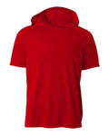 A4 Men's Short Sleeve Hooded Tee Mens Apparel Shirts & Tops