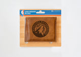 Rico Industries NBA  Minnesota Timberwolves  Laser Engraved Billfold Wallet-3