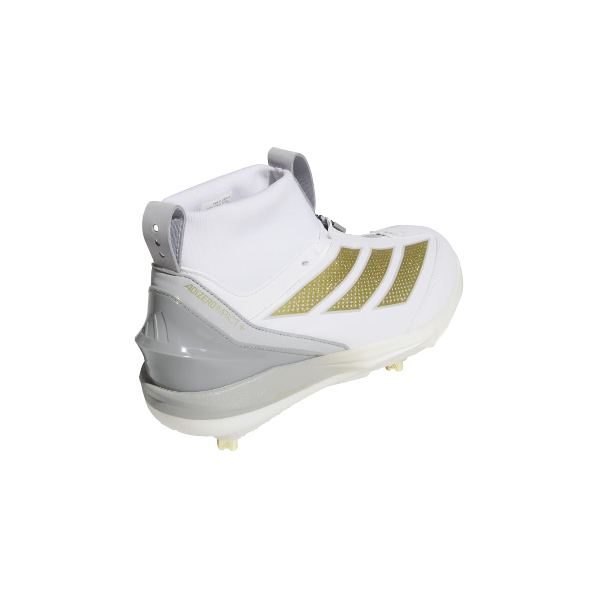 Adizero Impact Cleats　WHT/GLD　28.0㎝　X adidas Adizero Impact 2.0 Molded baseball Cleats - White