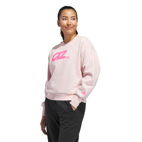 adidas Women's LOVB City Graphics Pullover Crew-1