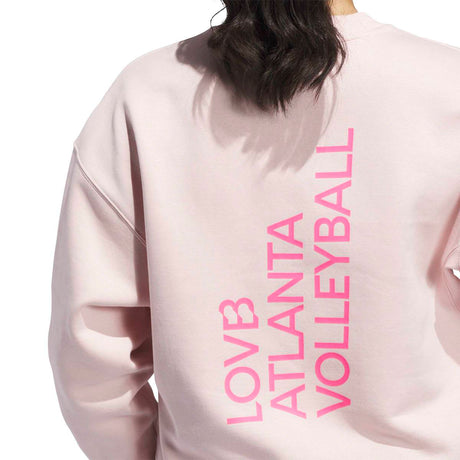adidas Women's LOVB City Graphics Pullover Crew-5