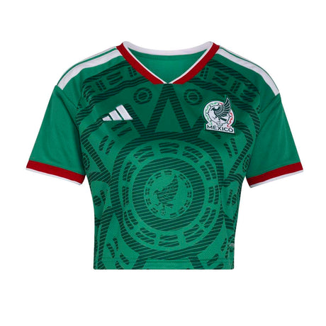 adidas Women's Mexico 26 Home Cropped Jersey-1