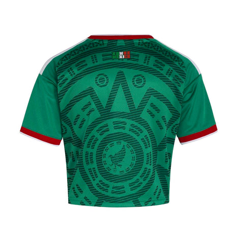 adidas Women's Mexico 26 Home Cropped Jersey-7