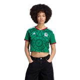 adidas Women's Mexico 26 Home Cropped Jersey-1