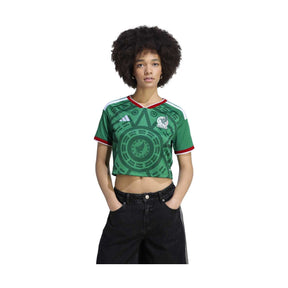 adidas Women's Mexico 26 Home Cropped Jersey-1
