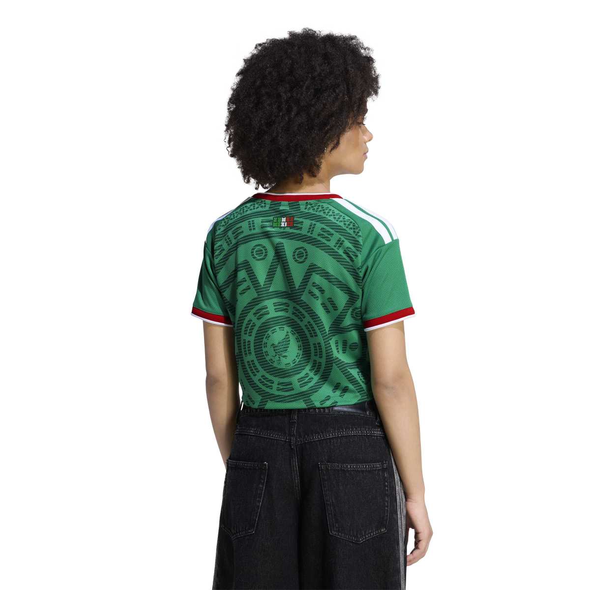 adidas Women's Mexico 26 Home Cropped Jersey-2