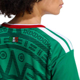 adidas Women's Mexico 26 Home Cropped Jersey-5