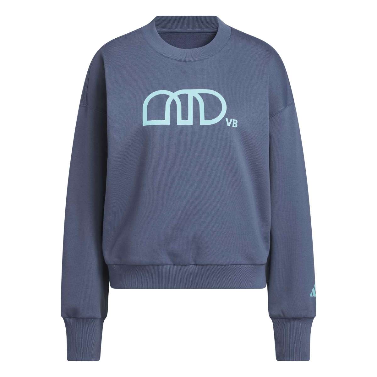 adidas Women's LOVB City Graphics Pullover Crew-1