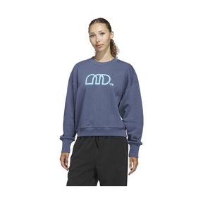 adidas Women's LOVB City Graphics Pullover Crew-3
