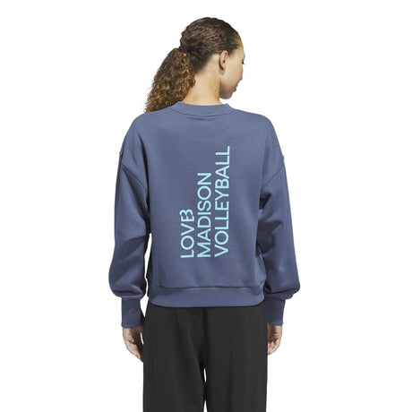 adidas Women's LOVB City Graphics Pullover Crew-4