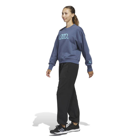adidas Women's LOVB City Graphics Pullover Crew-5