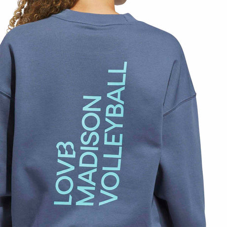 adidas Women's LOVB City Graphics Pullover Crew-7