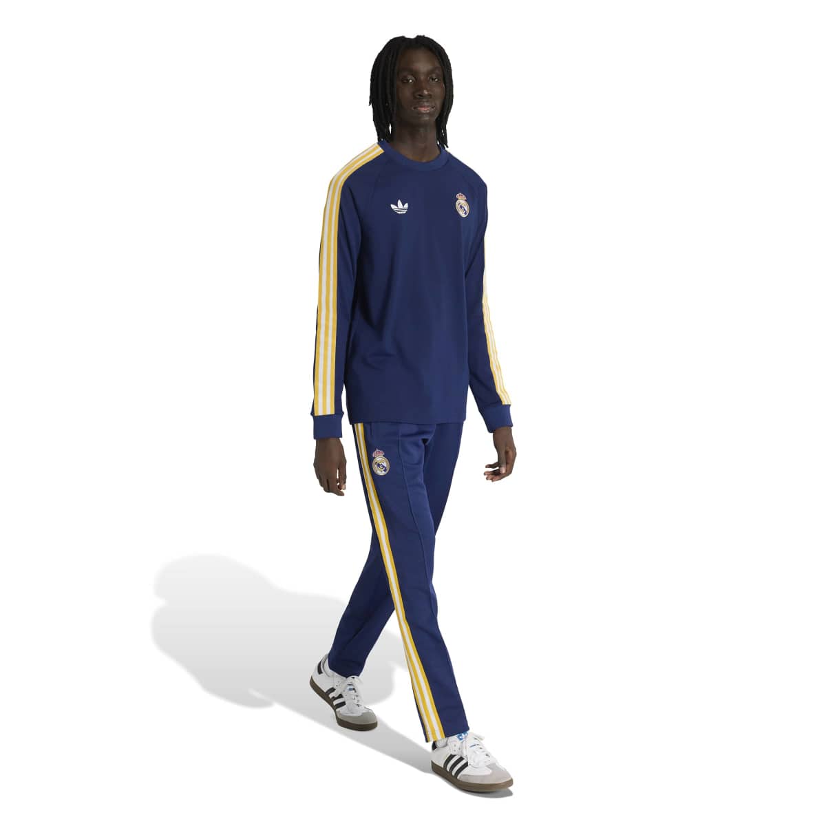 adidas Men's Real Madrid Originals Long Sleeve T-Shirt-4