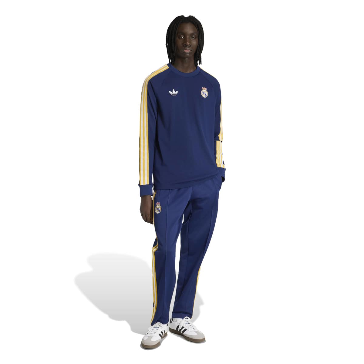 adidas Men's Real Madrid Originals Long Sleeve T-Shirt-5