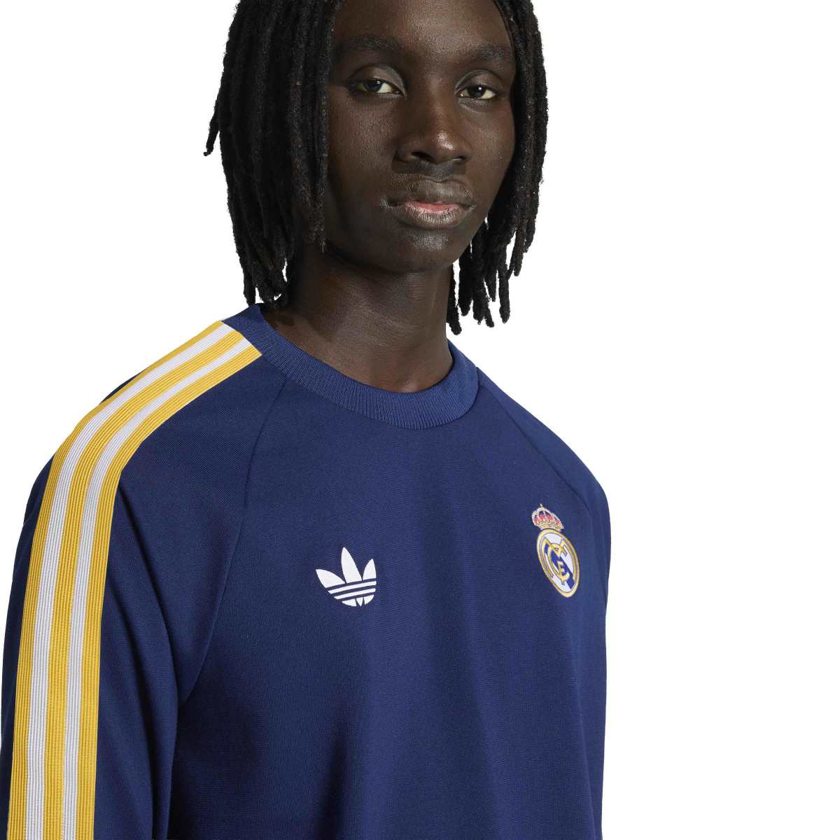 adidas Men's Real Madrid Originals Long Sleeve T-Shirt-6