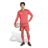 adidas Men's Japan 26 Home Long Sleeve Goalkeeper Jersey -4