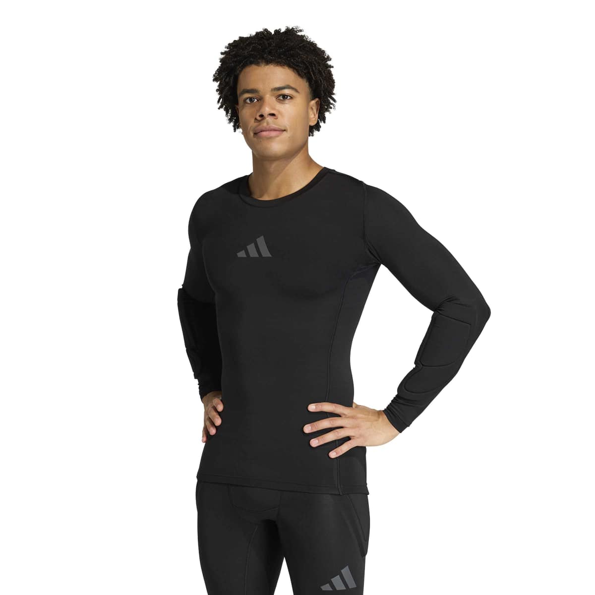 adidas Men's Padded Goalkeeper Baselayer Longsleeve-1