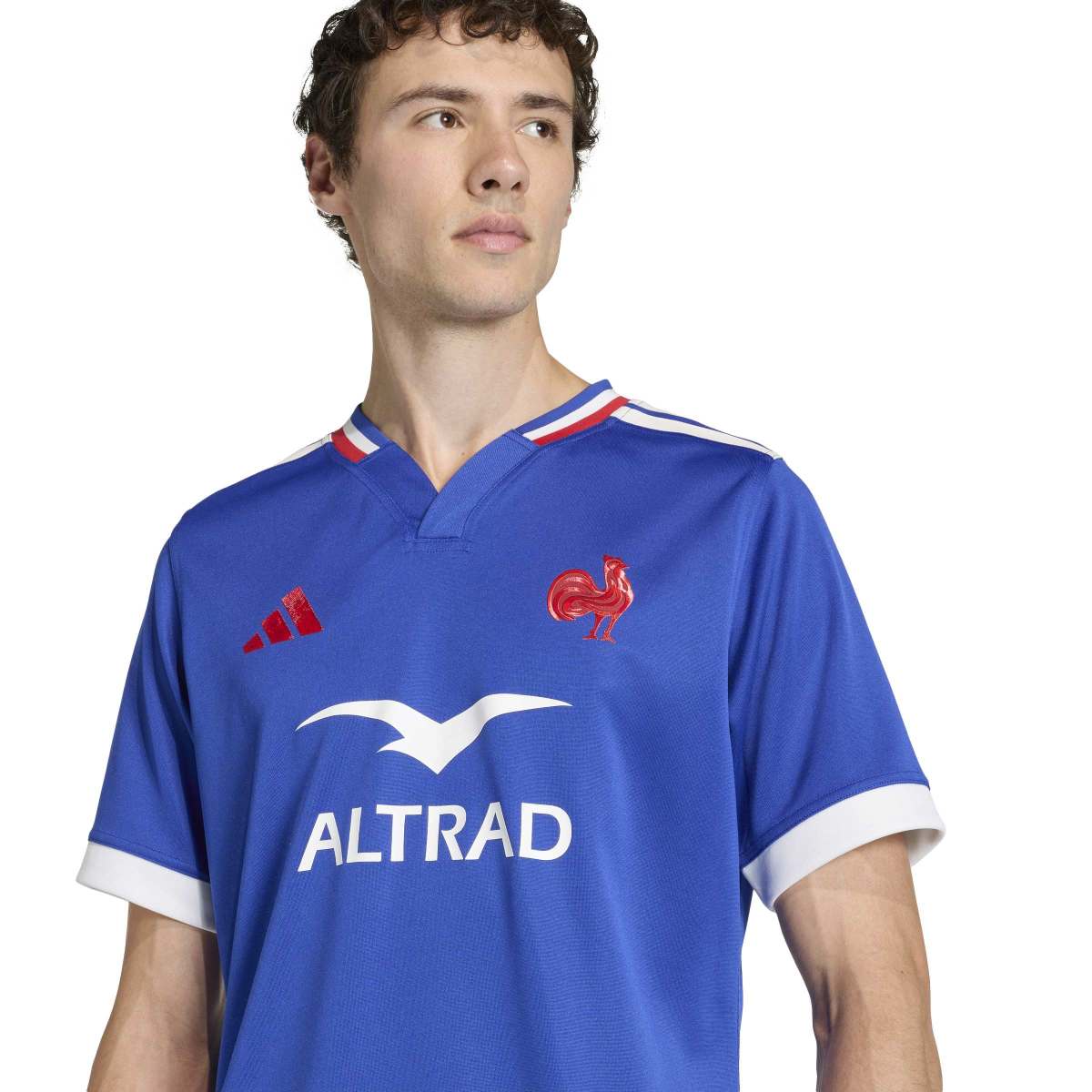 adidas Men's France Rugby Home Replica Jersey-6