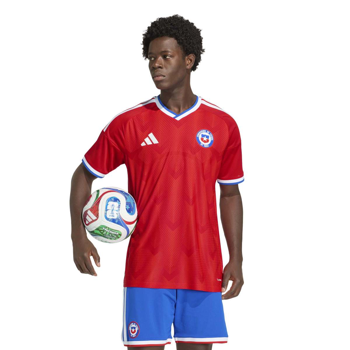 adidas Men's Chile 26 Home Authentic Jersey-3