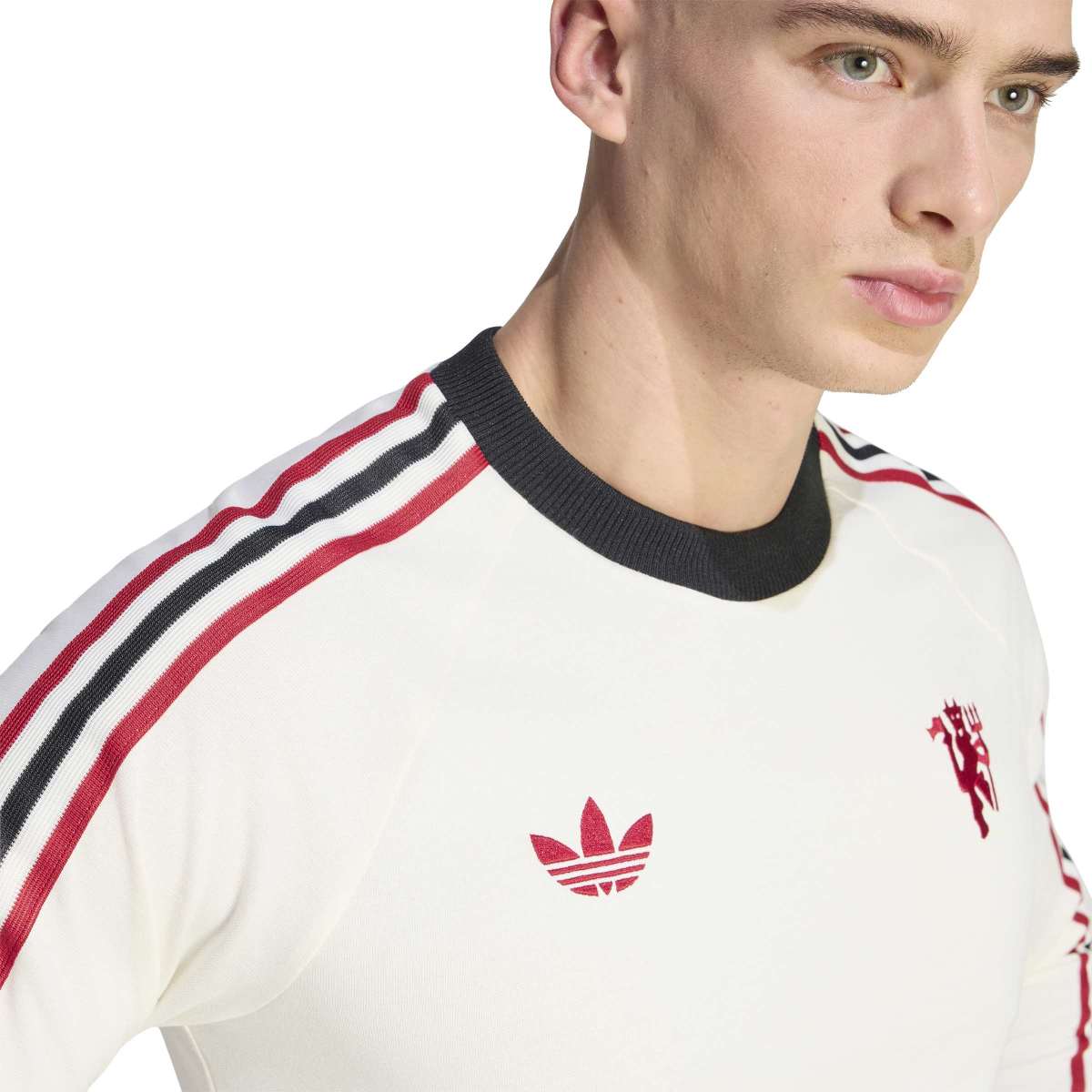 adidas Men's Manchester United Originals Long Sleeve T-Shirt-7