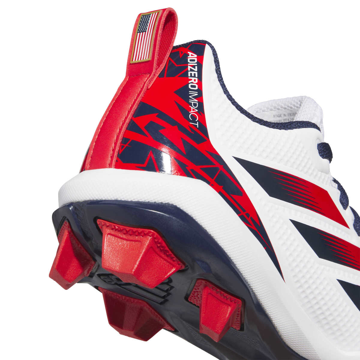 adidas Youth Adizero Impact Molded Rubber 2.0 USA Baseball Cleat-8