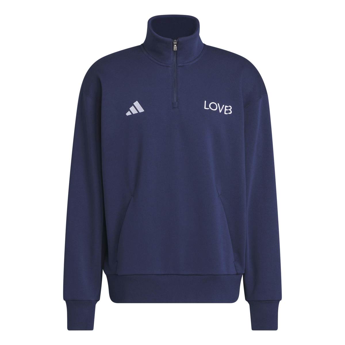 adidas Unisex LOVB Fleece Volleyball Quarter-Zip-2