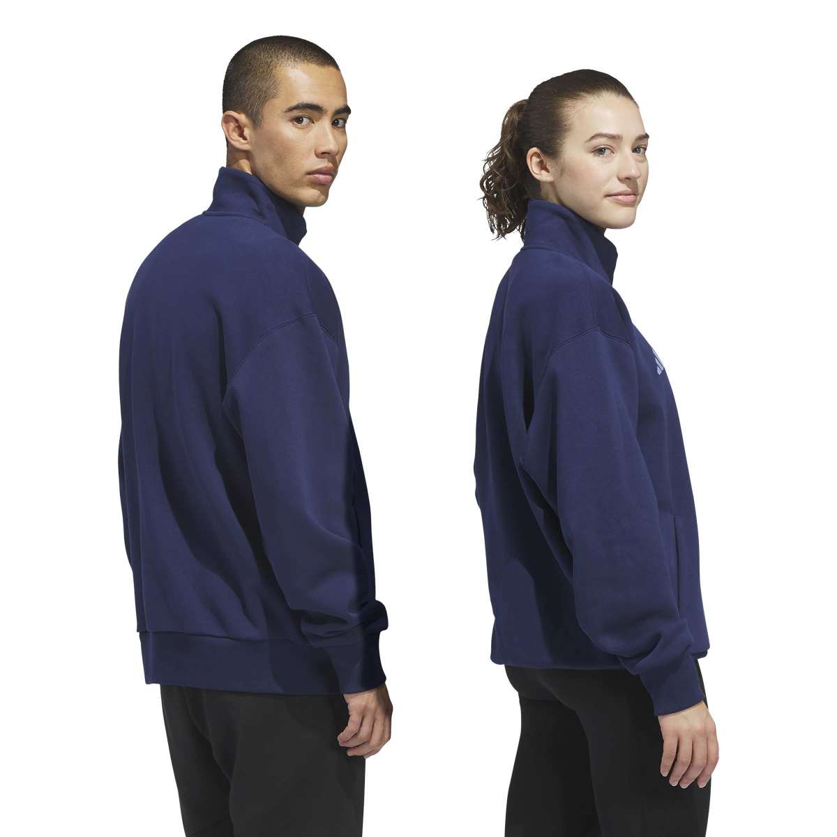 adidas Unisex LOVB Fleece Volleyball Quarter-Zip-6