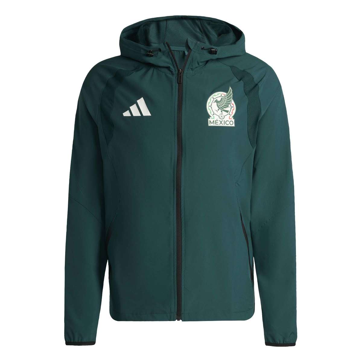adidas Men's Mexico Tiro Travel Full Zip Windbreaker-1
