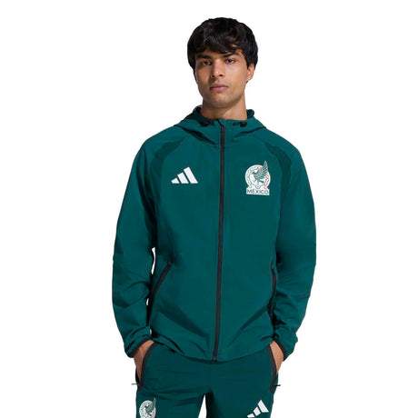 adidas Men's Mexico Tiro Travel Full Zip Windbreaker-2
