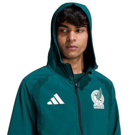 adidas Men's Mexico Tiro Travel Full Zip Windbreaker-5
