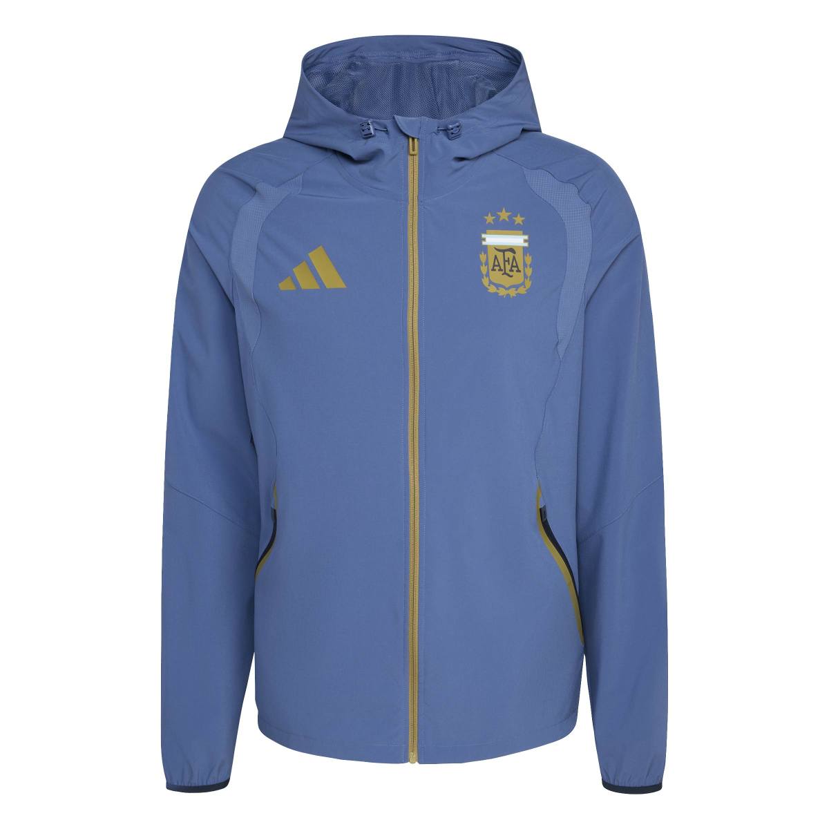 adidas Men's Argentina Tiro Travel Full Zip Windbreaker-1