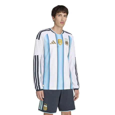 adidas Men's Argentina 26 Home Authentic Long Sleeve Jersey-3