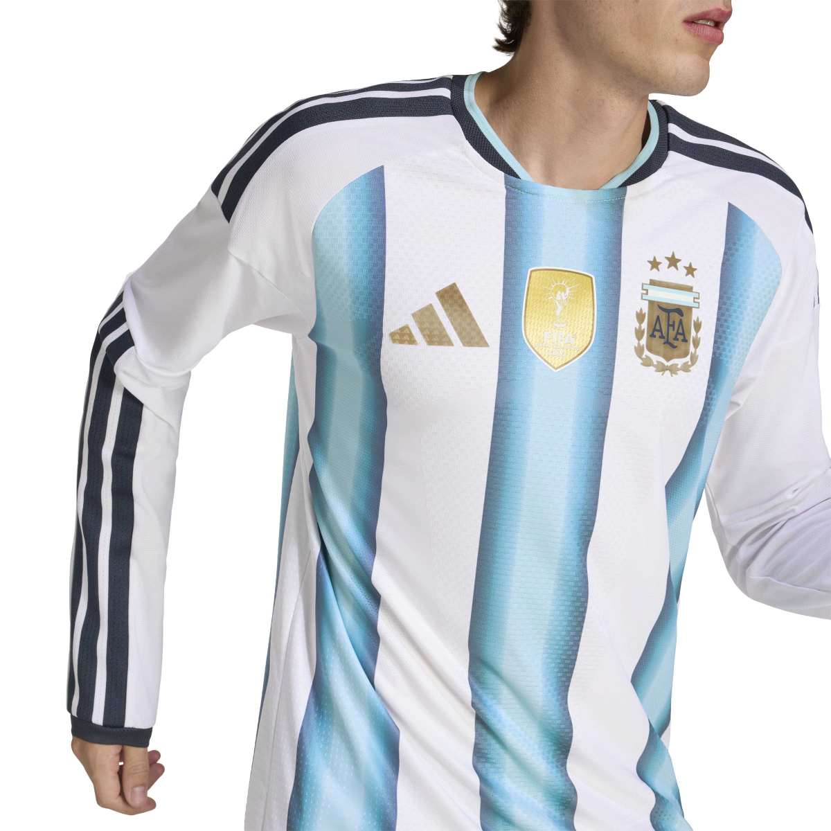 adidas Men's Argentina 26 Home Authentic Long Sleeve Jersey-7
