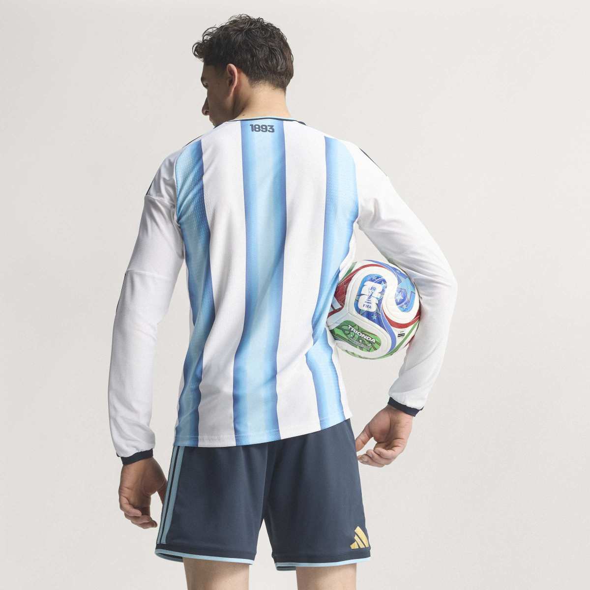 adidas Men's Argentina 26 Home Authentic Long Sleeve Jersey-9