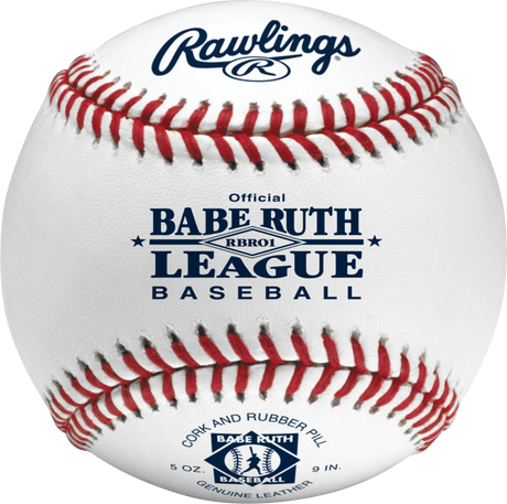 Rawlings RBRO1 Babe Ruth Competition Grade Baseballs - 1 Dozen