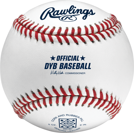 Rawlings RDYB1 Dixie Youth Competition Grade Baseballs - 1 Dozen