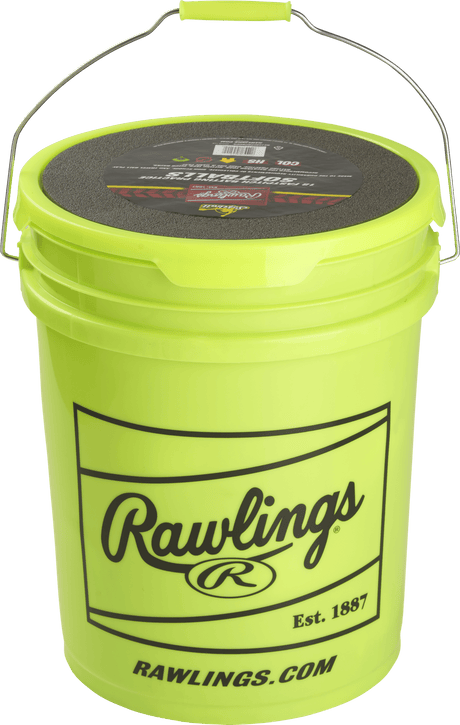 Rawlings 6 Gallon Collegiate/hs/travel Practice Ball/bucket Combo-1