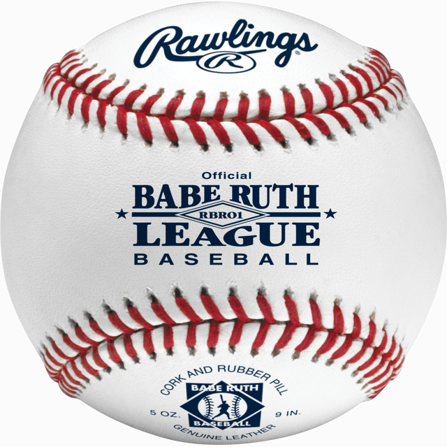 Rawlings RBRO1 Babe Ruth Competition Grade Baseballs - 1 Dozen