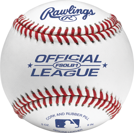 Rawlings Fsolb1 Flat Seam Composite Cork/rubber Center Baseballs