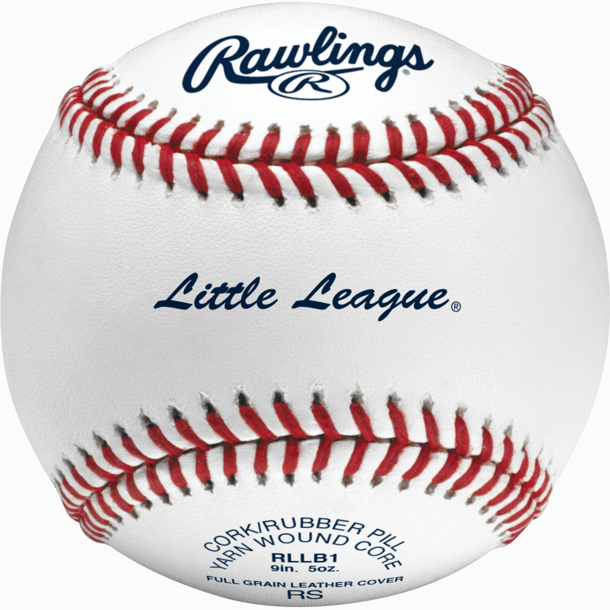 Rawlings RLLB1 Little League Competition Grade Baseballs - 1 Dozen