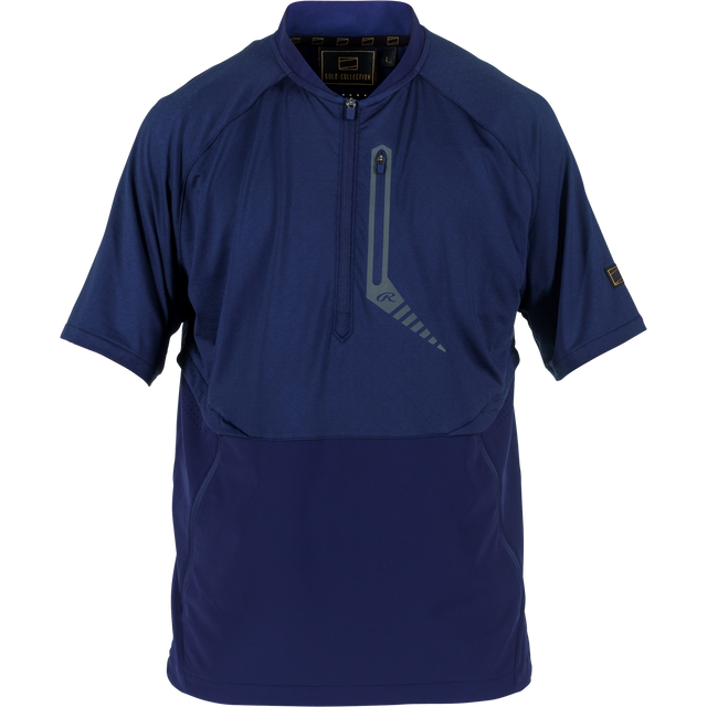 Rawlings Men's Gold Collection 1/4 Zip Short Sleeve Jacket-1