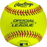 Rawlings ROLB1Y Yellow Official League Competition Grade Baseballs - 1 Dozen
