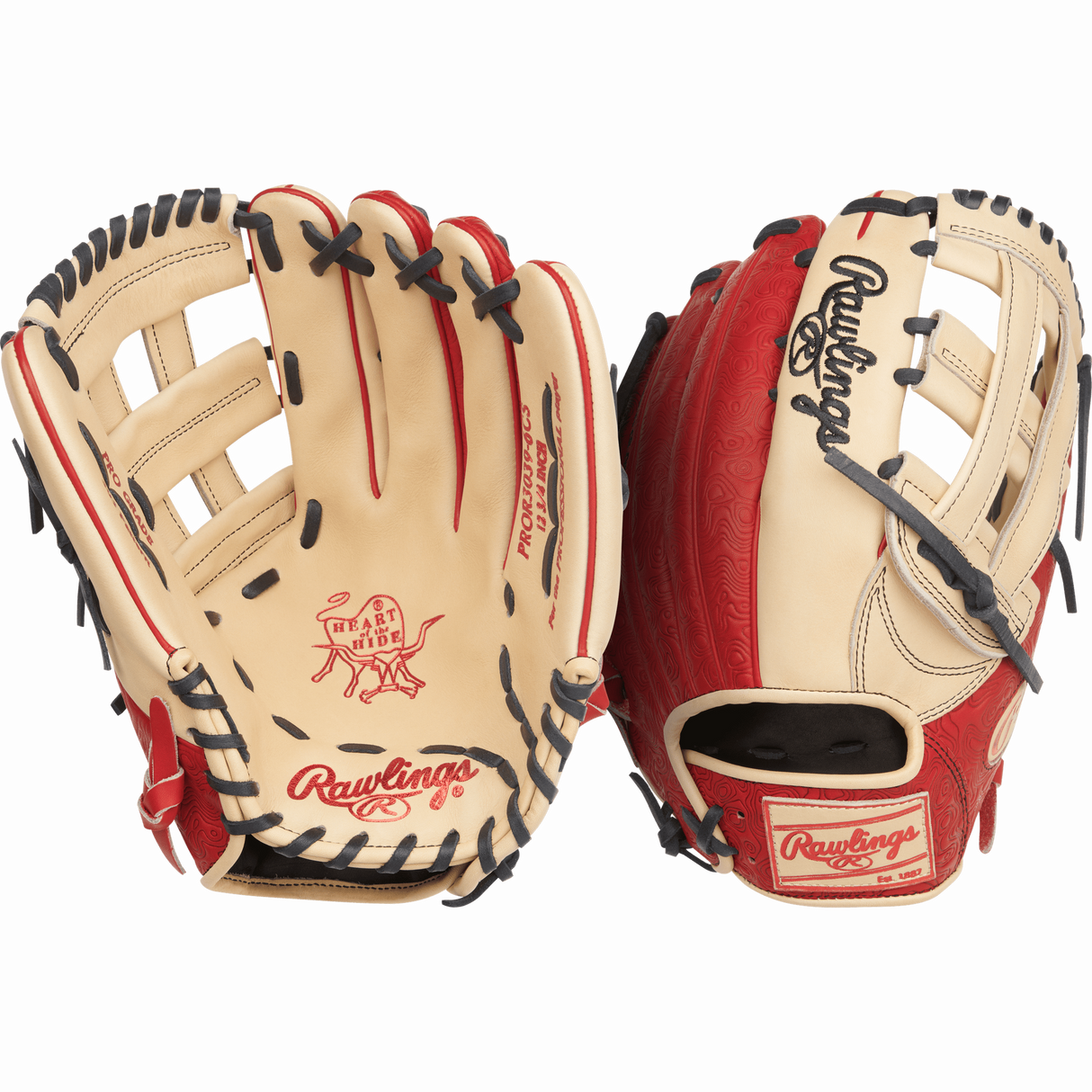Rawlings Heart of the Hide 12.75" Outfield Baseball Glove-1