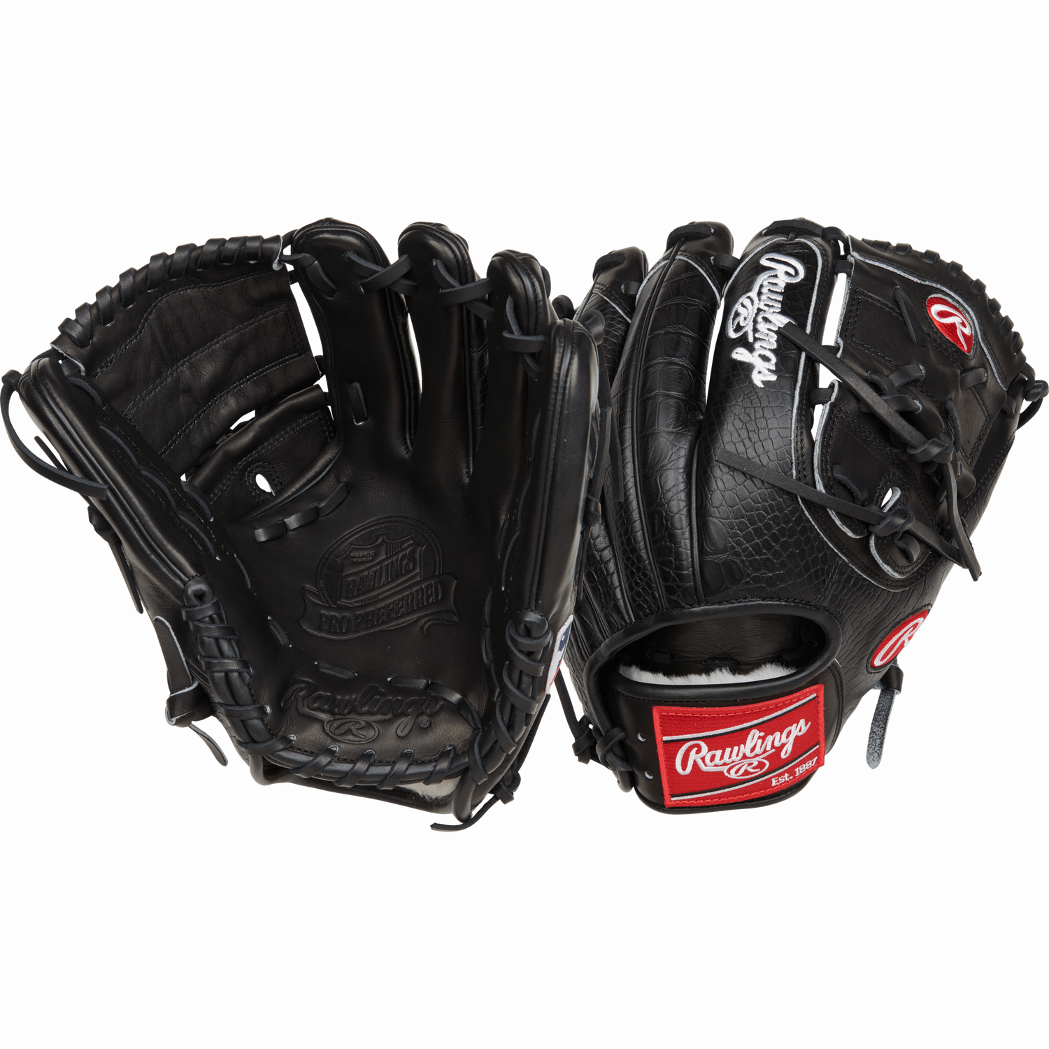 Rawlings プロフェッショナルモデル グローブ 黒 Rawlings Pro Preferred Baseball Glove | League Outfitters