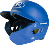 Rawlings Senior 2022 Mach 1-tone Matte Baseball Batting Helmet with Jaw Pad-1