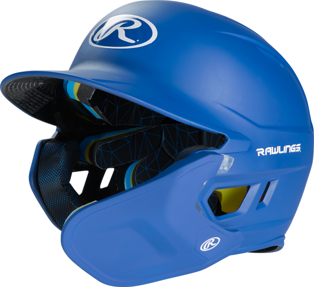 Rawlings Senior 2022 Mach 1-tone Matte Baseball Batting Helmet with Jaw Pad-1