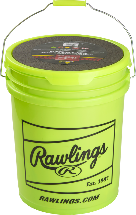 Rawlings 6 Gallon Collegiate/hs/travel Practice Ball/bucket Combo-1